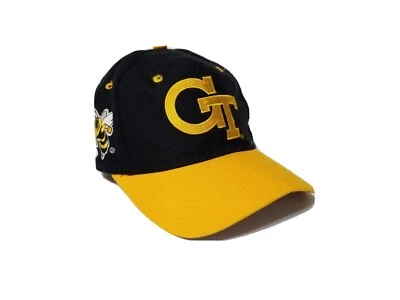 Vintage 80s Georgia Tech Yellow Jackets Hat Fitted 7 Top of the World - Image 1 of 4