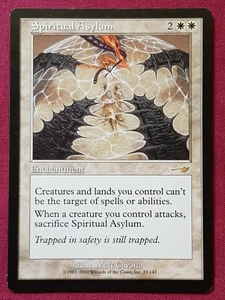 Magic The Gathering NEMESIS SPIRITUAL ASYLUM white card MTG - Picture 1 of 2