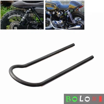 Marco de bucle de asiento trasero de motocicleta aro plano para Café Racer Honda CB Yamaha Suzuki Foto 1 de 4