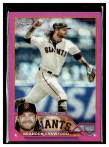 2023 Topps Chrome #195 Brandon Crawford - Picture 1 of 2