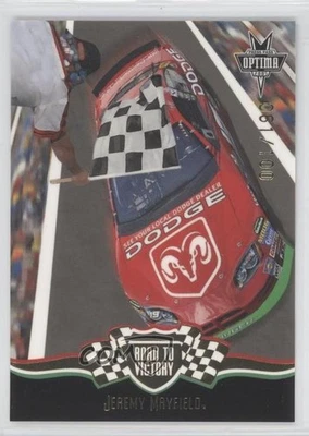 2005 Press Pass Optima Gold /100 Jeremy Mayfield #G90 - Image 1 of 2
