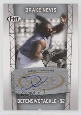 2011 SAGE Hit Auto Silver Drake Nevis #A92 Rookie Auto RC - Image 1 of 2