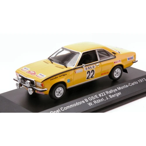 OPEL COMMODORE B GS/E N.22 RALLY MONTE CARLO 1973 W.ROHRL-J.BERGER 1:43 Cmr Clas - Immagine 1 di 1
