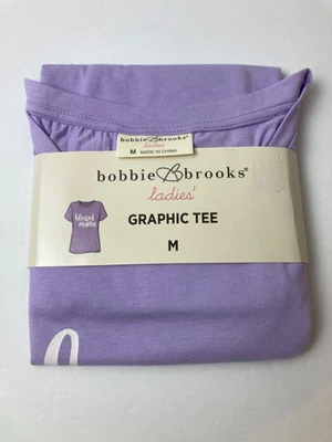 Camiseta Bobbie Brooks Talla Mediana "Blessed Mama", Púrpura Nueva Foto 1 de 4