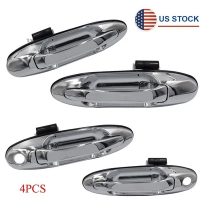 4x Front Rear Outside Door Handles For Toyota Land Cruiser Lexus LX470 1998-2007 Foto 1 de 4