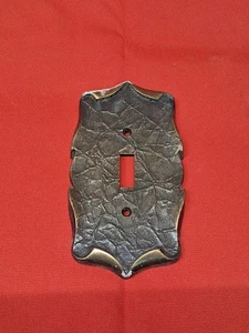 Placa de cubierta de interruptor de luz única de latón Amerock vintage - Imagen 1 de 2