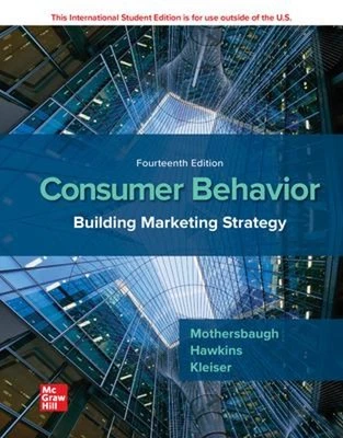 ISE Consumer Behavior: Building Marketing Strategy Paperback - Image 1 of 2
