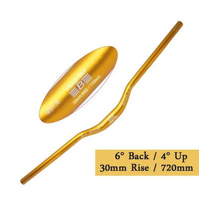 Manillar de bicicleta de montaña 31,8 mm 720 mm 780 mm barra elevadora/plana MTB de alta resistencia Foto 1 de 4