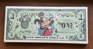 100 Disney Dollars Year 2000 $1 MICKEY Factory Sealed Pack UNC - Picture 1 of 9