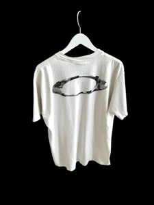 Vintage 90’s Oakley Software Camo Black White T-Shirt White Men’s Sz Large - Picture 1 of 10