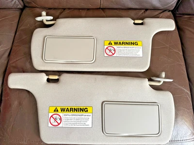 Juego de parasol izquierdo derecho pasajero OEM 97-01 Honda CR-V par Foto 1 de 4