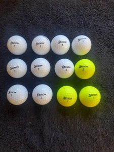 12 SRIXON Z STAR Z FREE POSTAGE GOLF BALLS SEE DESCRIPTION - Picture 1 of 3