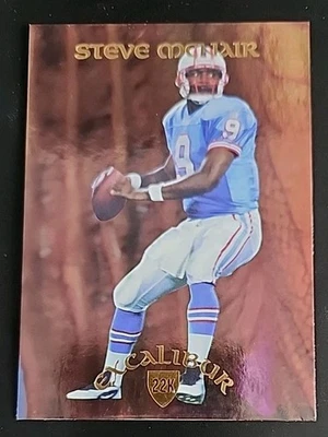 Tarjeta #17 Collector's Edge Excalibur 1997 22 k Steve McNair #'ed/2000 Foto 1 de 2