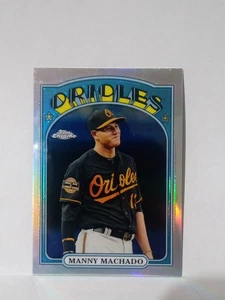 2013 TOPPS CHROME ORIELES RC MANNY MACHADO 1972 REFRACTOR ROOKIE#72C-MM VGC - Picture 1 of 8