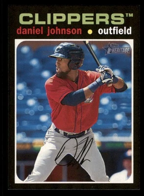 2020 Topps Heritage Minor League #95 Daniel Johnson Columbus Clippers - Image 1 of 2