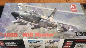 Hobby Craft 1:32 F-105D Mig Master Flugzeug Modell HC1696 angefangen Bausatz Memphis Bel - Bild 1 von 24