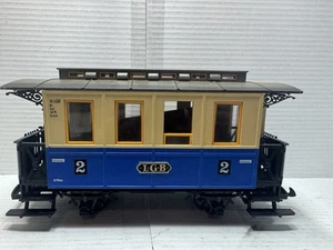 LGB G Scale European Blue #2 Passenger Coach Car For Train Set - Picture 1 of 6