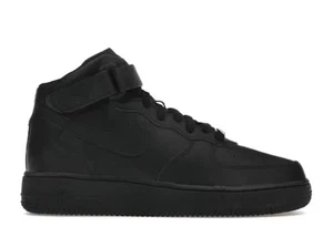 Zapatillas negras Nike Air Force 1 Mid para niños - Imagen 1 de 3