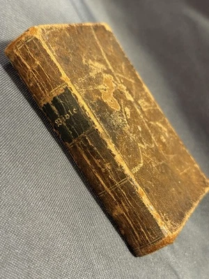 Early Antique Leather Bound German Bible Hymn Book 1850 - Image 1 of 4