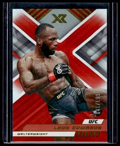 2023 Panini Chronicles UFC Leon Edwards Red 291 #/199 - Picture 1 of 2