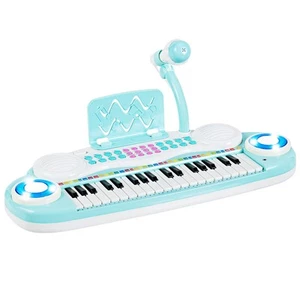 Costway 37-Key Toy Keyboard Piano Electronic Musical Toy w/MicrophoneMusic Score - Picture 1 of 5