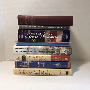 10 American History Books Lot Washington Constitution Railroad Custer Revolution - Picture 1 of 24