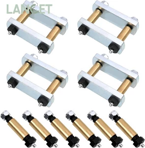 Heavy Duty Shackle Upgrade Kit 3.125" Shackles For Tandem Axle Trailer Truck - Picture 1 of 5