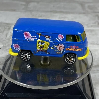 1999 Винтажный спичечный коробок Spongebob Squarepants VW Delivery Van - Изображение 1 из 4