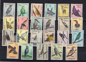 PORTUGAL ANGOLA, VÖGEL, YV # 348/11, KOMPLETTSATZ, MH - Bild 1 von 1
