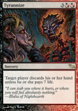 1x Tyrannize - Foil LP, English MTG Shadowmoor