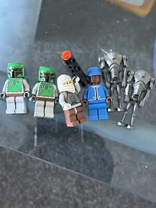 Lego Star Wars The Complete Saga Minifigures Lot Boba Fett Dengar Bespin Guard - Picture 1 of 4