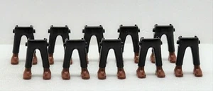 10 x BEINE SCHWARZ STIEFEL BRAUN Playmobil zu Soldaten Garde Western ACW > SALE - Picture 1 of 3