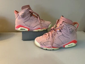 AIR JORDAN 6 VI RETRO USATO TAGLIA 7 DONNA ROSA RUGGINE CREMISI ALEALI MAY CI0550 600 - Foto 1 di 7