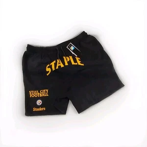 STAPLE X NFL Mens Pittsburgh Steelers Shorts Size 3xl - Picture 1 of 2