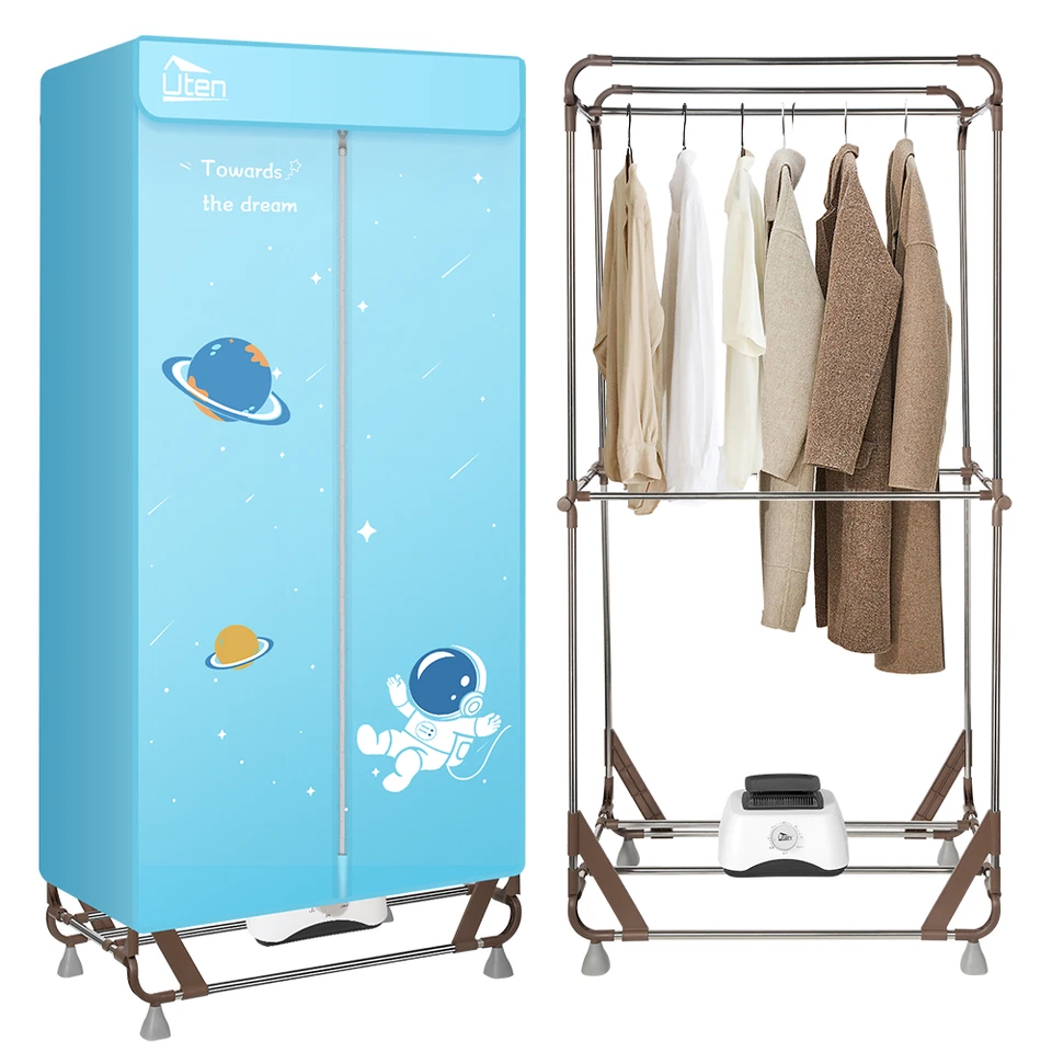 1500W Elektrisch Trockner Wäschetrockner Warmluft Trockenschrank Große Kapazität - Bild 1 von 1