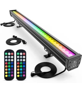 Landscapestation LS-144W-RGBW- BLACK Linkable LED Wall Washer Light NEW - Picture 1 of 6