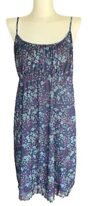 Target #takepride Blue Floral Adjustable Spaghetti Strap Dress Women's Sz XL - Picture 1 of 9