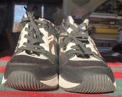 Zapatillas de plataforma Michael Kors Georgie para mujer - negras blancas talla: 7 Foto 1 de 4