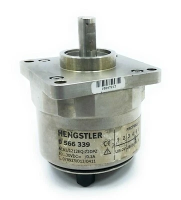 HENGSTLER 0566339 Rotary Encoder AC61/1212EQ 72DPZ Stainless Steel - Image 1 of 4