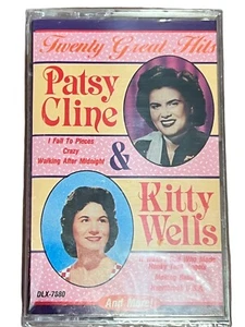 Patsy Cline & Kitty Wells:20 Great Hits Cassette Highland 1987 New Sealed Rare - Picture 1 of 3