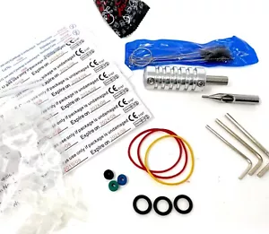 TATTOO - Zubehör Set 1 KIT Grund Set Nadeln Griff Spitze - Profi INKgrafiX® SET - Bild 1 von 3