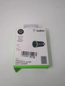 Belkin Car Charger USB 2.4 A 12V - Black - Picture 1 of 5