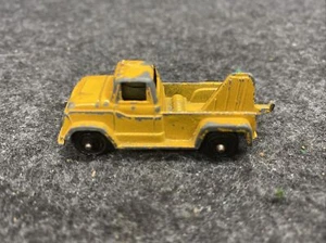 Vintage 1960's Tootsie Toy Wrecker Yellow C421, Diecast Metal Truck(DC062623-01) - Picture 1 of 6