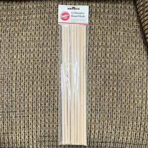 Bastoni per tasselli in legno Wilton - 12 per confezione - NOS - 12 in lunghezza x 0,25 in 399-1009 - Foto 1 di 7