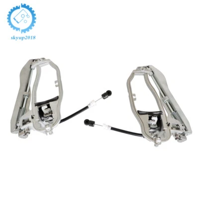 For BMW X5 2000-2006 Front Pair Left&Right Door Handle Carrier Frame Exterior Foto 1 de 4