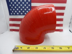 4" 102mm to 4" Hi Press Coupler Cold Air Intake 90 Degree Multi Layer Turbo - Picture 1 of 5