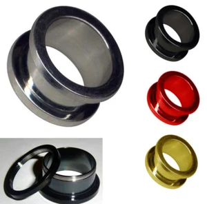 PIERCINGO® FLESH TUNNEL CHIRURGENSTAHL SCHRAUB PLUG EDELSTAHL OHR GEWINDE 4-18mm - Picture 1 of 4