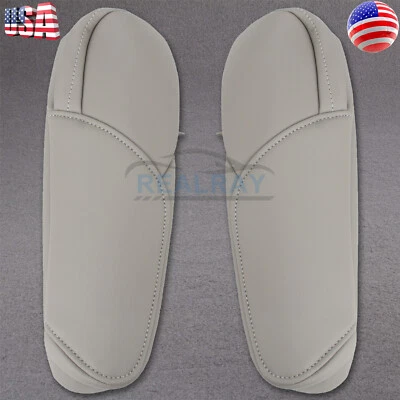 Cubierta de reposabrazos de cuero de repuesto para asiento delantero 2007-2009 para Honda CR-V CRV gris Foto 1 de 4