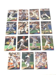 Lot of 15 Vintage 1993 Leaf Baseball Cards with Gold Seal - Good Condition - Picture 1 of 5