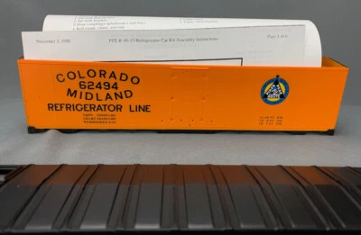 O Intermountain Steel Sided Reefer Colorado Midland #62294 2-Rail Kit O924 - Image 1 of 4